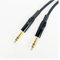 Cavo for chitarra Jack placcato oro da 6,5 ​​a 6,5 ​​1/4'' Cavo patch TS/TRS for chitarra acustica, mandolino elettrico, audio professionale for amplificatore(KB082,3m)