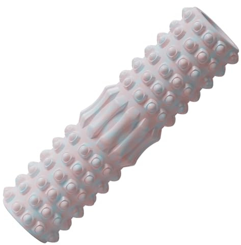 Rouleau en mousse de massage musculaire - Rouleaux de yoga de support lombaire | Rouleau de muscles à haute densité pour la thérapie au point de déclenchement, le massage des tissus profonds, la récup