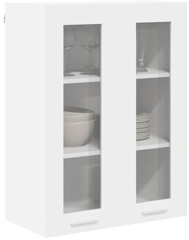 vidaXL Hängeschrank Weiß 60 x 31 x 80 cm Holzwerkstoff