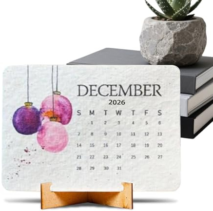Tischkalender 2026 Quer,Kalender Tisch Wochenkalender/Tischplaner Schreibtisch-Kalender Mit Sprüchen, Wochenkalender Nachhaltig & Klimafreundlich
