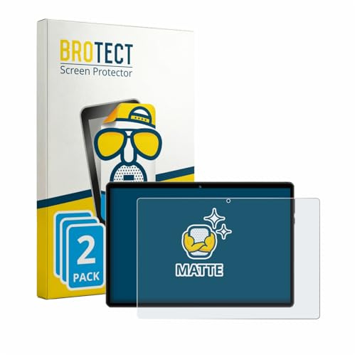 BROTECT Schutzfolie für fezawio F11 10.1 | 2 Stück Entspiegelnder Displayschutz Made in Germany Matte Displayschutz-Folie Anti-Reflex Anti-Fingerprint Einfache Montage
