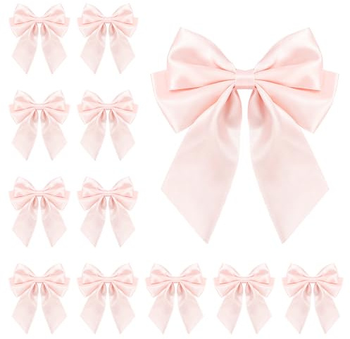 Yooyan Schleifen Deko Hochzeit Geschenkschleifen Groß Girlande Schleife für Geschenk Geburtstag Weihnachten Rosa
