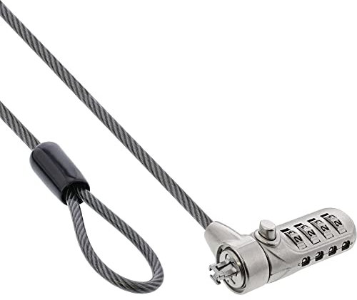 InLine 55702 Laptop Combination Security Lock (4.4 mm x 2 m)
