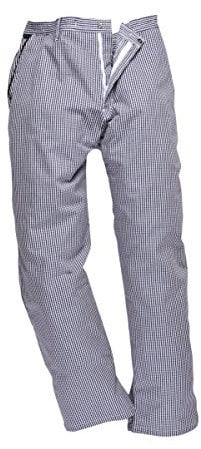 Portwest Herren C075 vêtements de travail > pantalons cuisinier, Kariert, XXL EU