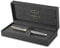 Parker Sonnet Fountain Pen | Chiselled Silver with Gold Trim | Solid 18k Gold Fine Nib | Gift Box