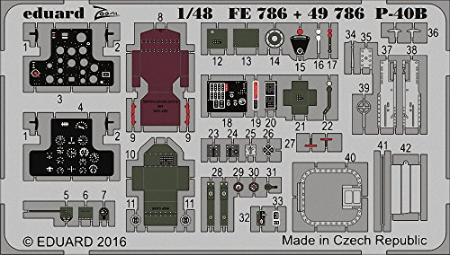 (EDPFE786) - Eduard Photoetch (Zoom) 1:48 - P-40B Tomahawk (Airfix)