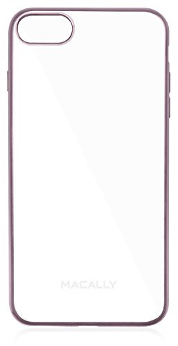 Macally LUXRP7M-RS, Coque de Protection élégante pour iPhone 7, Rose Gold