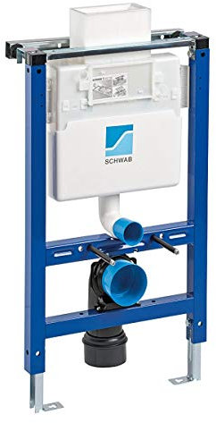 Schwab by Fluidmaster Short Concealed Wall Hung Toilet Mounting Frame + Cistern