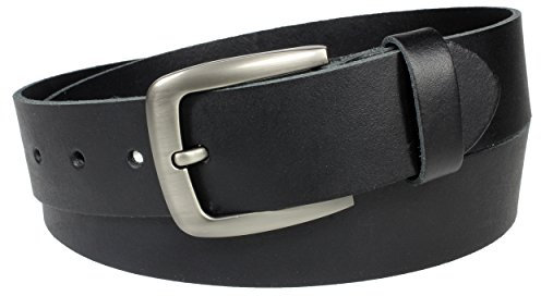 Vascavi Ledergürtel echt Leder, Herrengürtel, Damengürtel, 4 cm breit und 0.3 cm stark, Gürtel, Made in Germany, Anzugsgürtel, Rindleder, Hüftgürtel, Jeansgürtel, (85 cm Gesamtlänge 100 cm)