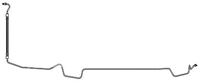 Borg & Beck BBH8328 Brake Hose To Fit Ren Scenic Grand Scenic Megane