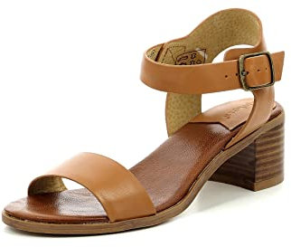 Volou, Sandale Femme, Camel, 39