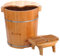 RUYII Füße Barrel Fußbad Barrel (40cm Hoch) Fuß Eimer Begasung Barrel Hause Massage Fußpflege Zubehör Gesunde Pediküre Schönheit Und Gesundheit