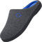 Mishansha Pantofole da casa per Uomo Bicolore in Memory Foam Inverno Peluche Scarpe Morbido Confortevole e AntiscivoloUomo Grigio Scuro 44/45 EU
