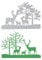 Stanzenshop Stanzschablone: Winterlandschaft mit drei Rehen - Bringt winterlichen Zauber in Deine Bastelprojekte, Ideal für Weihnachtskarten und Scrapbooking