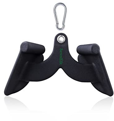 Maniglia per macchine per cavi Casa/palestra,Collegamenti combinati per cavi premuti per tricipi,T-bar V-Bar bicipite Curl Tricep LAT pulldown Bar Back Strength Training Handle