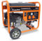 KnappWulf Stromerzeuger KW6000 1-Phasen Benzin Generator Notstromaggregat Stromgenerator Orange