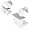 Geekria VR Headset Display Stand, Link Cable Accessories Storage Holder Compatible with Meta Quest 3S / Quest 3 / Quest 2 / Quest Pro / Vision Pro Headset and Touch Controllers