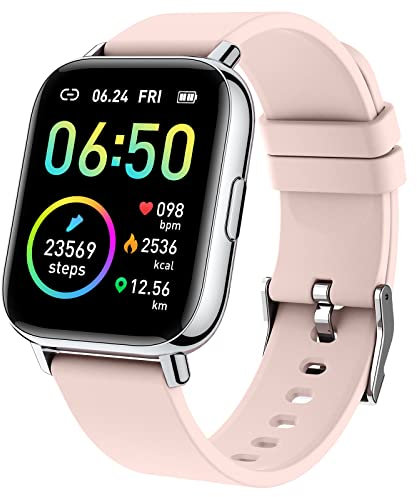 Smart Watch, Fitness Tracker 1.69 Touch Screen Fitness Watch with Heart Rate Sleep Monitor, Step Counter for Men Women Activity Trackers IP68 Waterproof Smartwatch Sports for iOS Android
