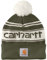 Carhartt Herren Knit pom Cuffed Logo Beanie-Mütze, Lebensbaum, Einheitsgröße