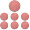 12x Sottopiatti Colore Rosa Bordo LISCIO Tondo 33 cm Natale cenone sotto Piatto Natalizio Capodanno Natale Cena Aperitivo PINK