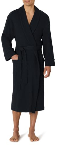 Amazon Essentials Homme Peignoir Léger et Gaufré (Disponible en Grandes Tailles et Grandes Longueurs)