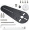 SouiWuzi Universal Circle Cutting Jig, Circle Jig Wood Router Bakelite Woodworking Circle Milling,Electric Hand Trimmer Wood Router Milling,DIY Accessories (Type C)