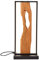 Brilliant LED Tischleuchte 50cm Tischlampe LED Tischlampe schwarz/holz, Aluminium/Metall/Holz, Dekolampe Holz mit Kabel, Deko Tischlampe, Modern Lamp, Wood Desk Lamp, 1x LED Integriert