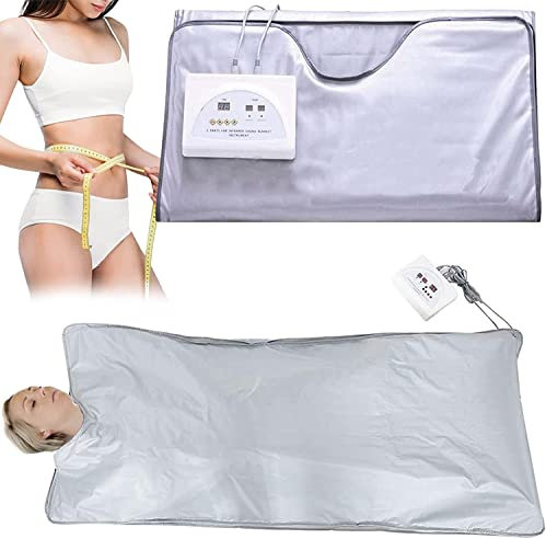 Far Infrared Sauna Blanket, Sauna Slimming Blanket Infrarot Sauna Cover, Body Shaper Weight Loss Sauna Shaping Blanket for Personal Spa Body Shape Shaping Fitness Machine