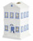 Wedgwood Weihnachtliches Lithophanienhaus-Ornament