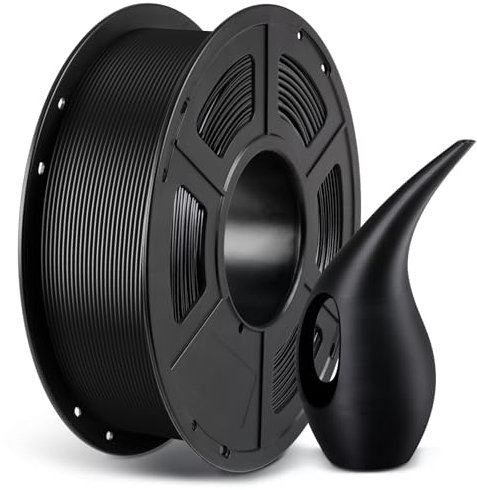 ANYCUBIC Filamento PETG - 1 kg, Diametro 1,75 mm, Elevata Resistenza alle Temperature, Premium Engineering PLA Alternativo, Compatibile con Diverse Stampanti 3D per Progetti di Qualità,nero