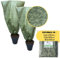 JARDEN© Lot 2 Housses Hivernage 80x100cm Grammage 50g/m², Design Feuillage Vert, Protection Arbres et Arbustes Contre Le Froid et Gel, Voile Polypropylène Non Tissé, Résistant et Facile à Installer