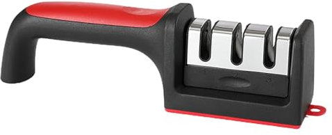 Knife Tool Sharpener Knife Sharpener Tool with 3/4 Grooves Tungsten Steel Sharpener Quickly Sharpen, Repair and Dress Serrated Blades, Cutting Tools, Kitchen Knives, Scissors and Other Knives A