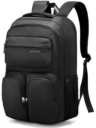 Future AESTHETICS Reiserucksack für Damen, Herren, College-Rucksack, wasserdicht, Handgepäck, Business-Rucksack, Schwarz, Large, Laptop-Rucksack