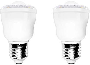 2 Pack PIR Motion Sensor Smart LED Bulb E27 2W Daylight White 6000K Equivalent to 20W Security Night Light Auto On/Off for Stairs Garage Corridor Basement Walkway…