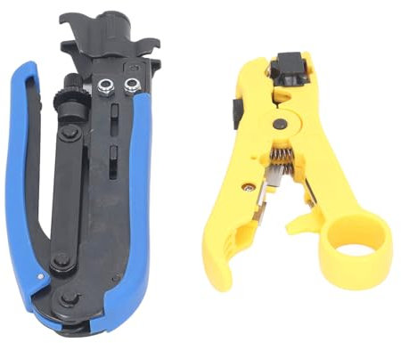 Crimpen Abisolieren Zangen Set Stripper Rg59 Quetschen Zangen Werkzeug Rg11 Rg6 Kabel Crimpen Zangen Abisolieren Zangen Kit Greifer