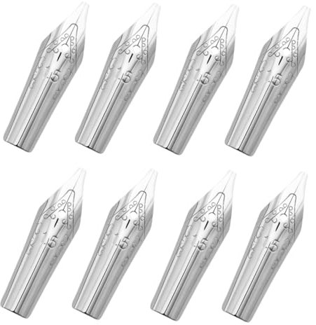 TEHAUX 8pcs Fountain Pen Replacement Pens Girls Nibs for Pen Fountain Signing Pen Nibs Calligraphy Pen Nibs Students Pen Nibs Replaceable Universal Pen Sharp Point
