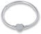 QIKAOLA S925 Bracciali in argento sterling per Pandora charms Moments Bracciali con catena a serpente per le donne