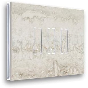 iotty i3 PLUS interruttore wifi smart per luci e cancelli, placca touch in gres porcellanato retroilluminato, sensori temperatura e luminosità, monitoraggio consumi e qualità dell'aria esterna