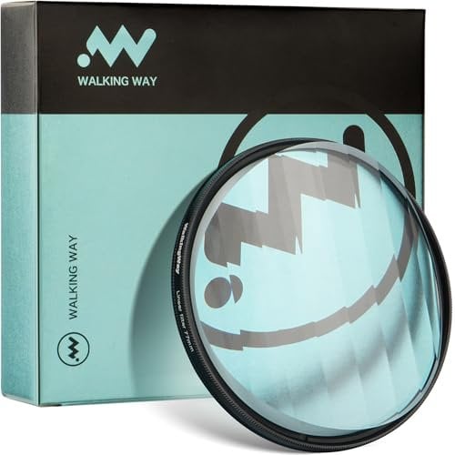 Walking Way 72mm Linear Prism Filter for Camera Lenses Creative Photography Premium Material with Foreground Blur and Repetitive Image Effects