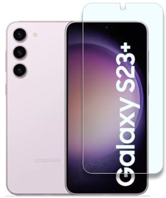 Protector de pantalla de cristal templado diseñado para Samsung Galaxy S23+ / S23 Plus 5G 6.6-Inch, Smartphone Película templada, HD, dureza 9H, anti-arañazos, sensible al tacto.