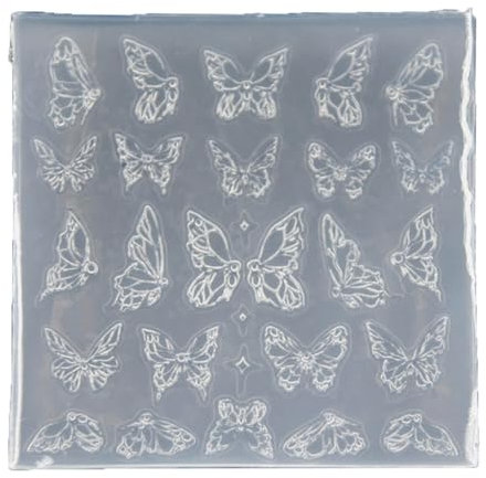 Moule 3D exquis en relief pour de superbes manucures, moule en silicone pour nail art, moule exquis en résine de silicone