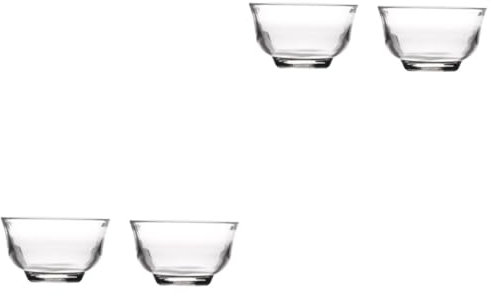 Garneck 4 Piezas accesorios de té tazas de te transparentes taza de capuchino tazas de té japonesas tazas de té chino te japones tazas de té de vidrio vaso de vidrio de borosilicato alto