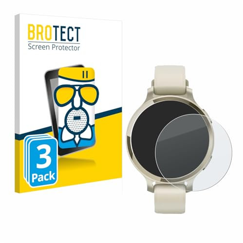 brotect Anti-Glare Glass Screen Protector Matte compatible with Garmin Lily 2 Active (3 Pack) - Anti-Scratch 9H Protection Film