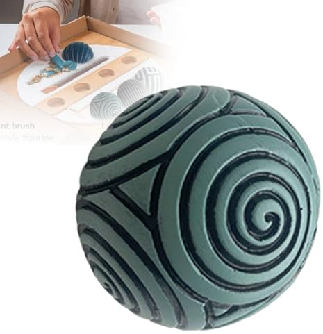Japanese Zen Garden Kit for Desk, 2025 Automatic Desk Zen Garden Accessories, Zen Sand Garden Bamboo Sand Tray, Therapy Kit Zen Office Decor Meditation Room Decor Stamp Spheres (Ball 1)