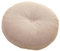 perfk 45 cm Bodenkissen aus Leinenstoff, Sitzmatte, dekoratives, vielseitiges Lesekissen für Erwachsene und Kinder, Zubehör, Beige