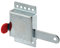PRIME-LINE GD 52118 Verrou de porte de garage intérieur – Boîtier galvanisé robuste, s'adapte à une protection supplémentaire comme verrou de sécurité - 2,2 x 0,3 cm, acier, 2,2 cm