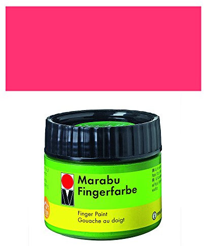 Marabu Fingerfarbe, rot, 100 ml, in Kunststoffdose VE = 1