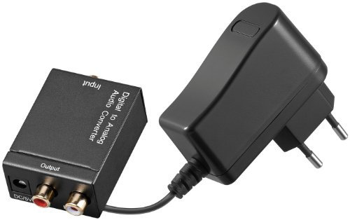 Diverse Wandler Analog Digital Audio Konverter (Koaxial, Cinch, inkl. Netzteil)