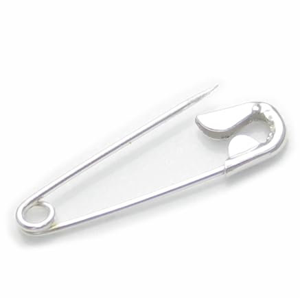 Sicherheitsnadel Klein Sterlingsilber .925 x 1 Sicherheitsnadel zum Öffnen