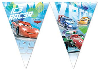 Generique - Fähnchen Girlande Cars Ice Racers